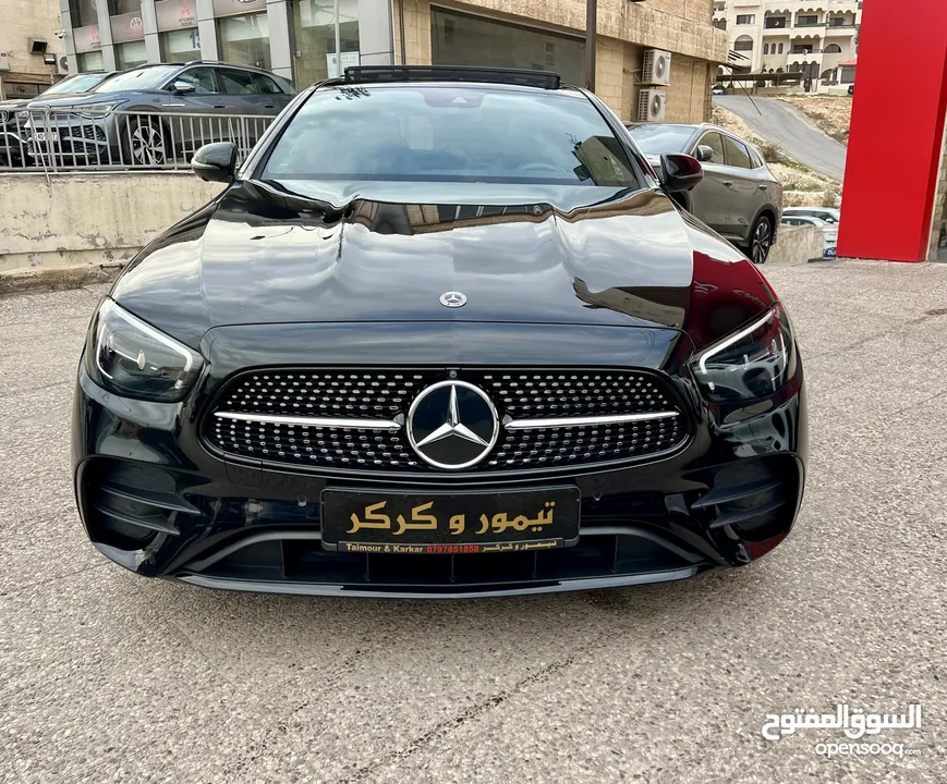 مرسيدس E200 AMG كت بانوراما اسود نايت 4 كاميرات بحالة الزيرو اضافات مميزة بحالة الزيرو وارد المانيا