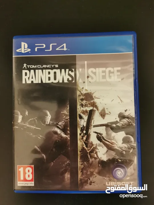لعبة rainbow six siege للبيع ب 10 دنانير نهائي الحالة حالة الوكالة شوف الصور.