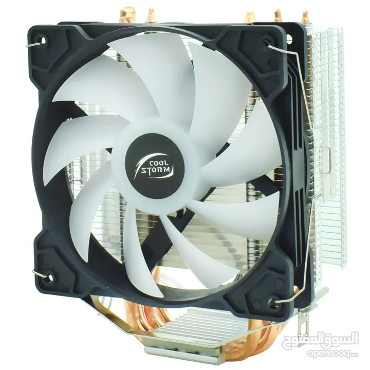 مبرد هوائي احترافي ملون للمعالجات COOL STORM T400 RGB CPU COOLER FOR INTEL LGA1700 - AMD
