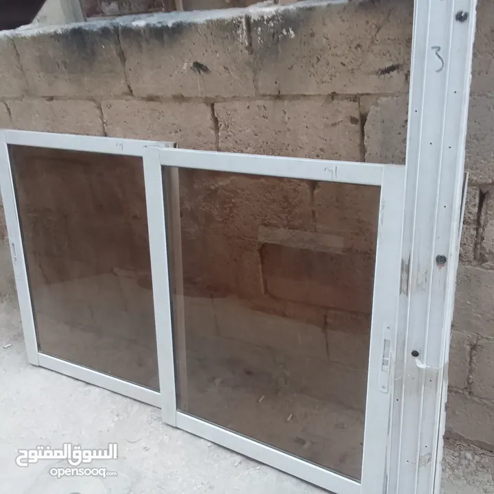 شباك ألمنيوم تفصيل مقاس 150/100