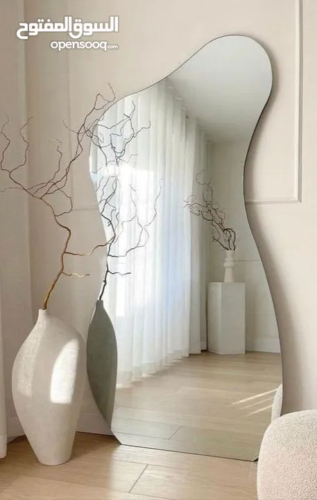 مرايا زجاج-جامه زجاج-مرايا حائط ديكور