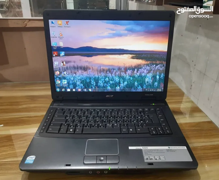 لابتوب  acer  ،يصلح لطلاب التوجيهي و للبرامج والاعمال المكتبية بسعر حرق