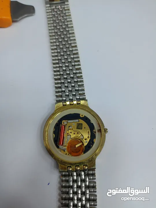 ساعة أصلية تحفه Crovana SWISS MADE مذهب كوارتز