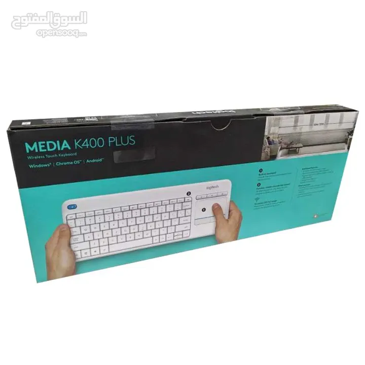 كيبورد+ماوس لمس - لوجيتك بلوتوث k400 Plus