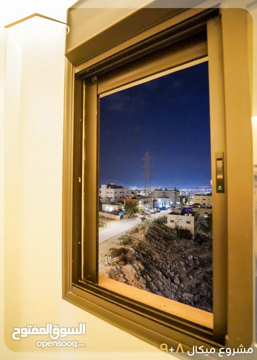 شقة بمساحة 125م طابق أول في الزرقاء الجديدة جبل المغير للبيع شقة - تشطيبات راقية جدًا (فلل)