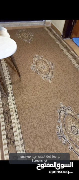 ممرين سجاد النوع النضيف الثقيل عرض150 طول 3 متر و 70 الممر ب 10 وسجاده تايجر 3 متر ب مترين ونص ب 8