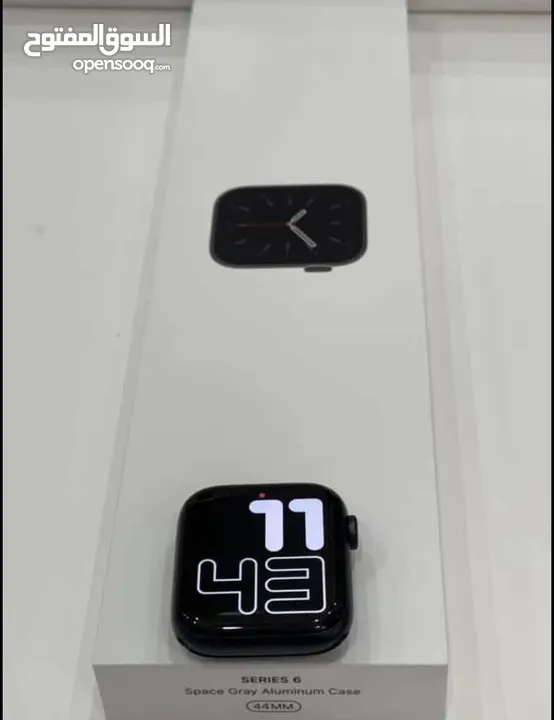 Apple Watch S6, 44 mm ساعه ابل جيل 6 ، بطاريه 100٪؜ بحاله وكاله