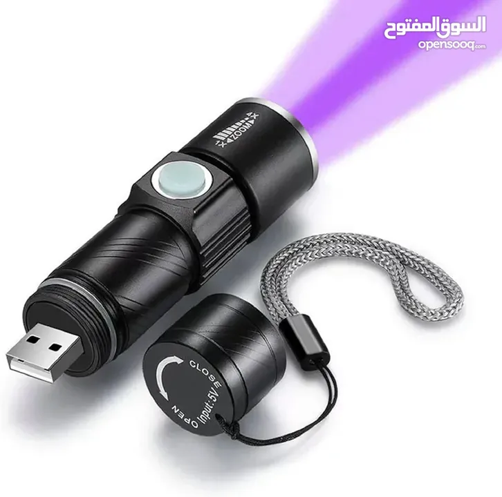 كشاف العقارب مصباح UV أشعة فوق البنفسجية كاشف العقارب ليلا لوكس بنفسجي أشعة فوق البنفسجية UV