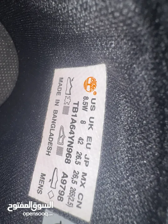 تم تخفيض السعر  65 دينار Timberland Boots