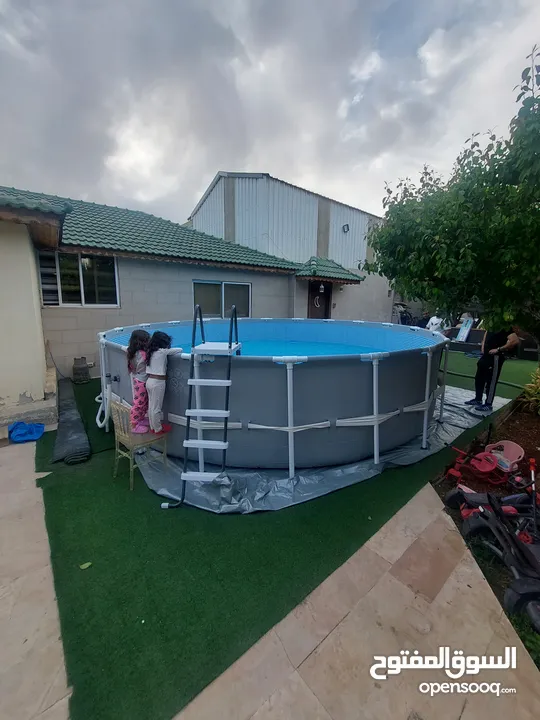 اكبر عرض وتحطيم للاسعار على مسبح انتكس INTEX SWIMMING Pool  بققطر 610سم وعمق رهيب 132سم