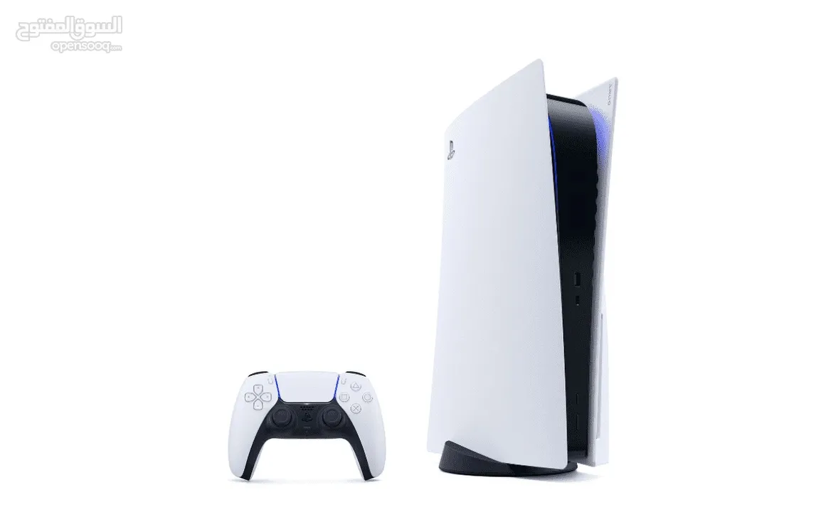 PlayStation 5 (1 TB) CD  وارد شرق اوسط ( جديدة مسكرة بالكرتونة ) مع مدخل CD مش ديجيتال