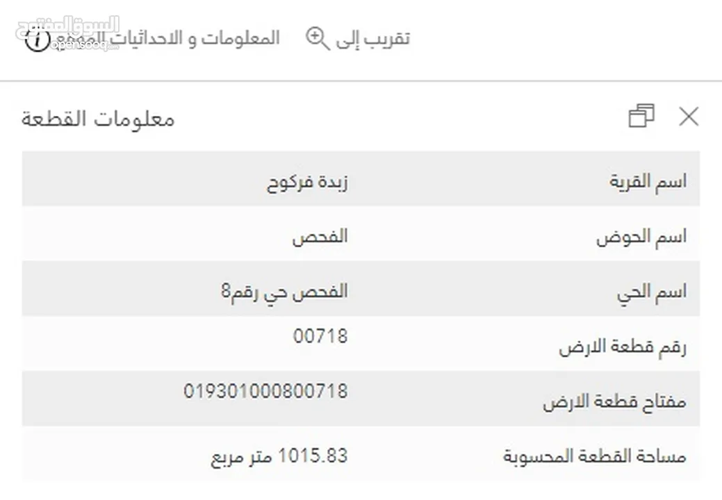 ارض استثمارية أمام مستشفى الاميرة بسمة الجديد