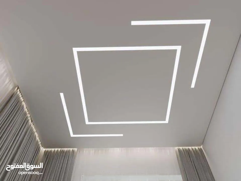 ديكورات سقف وجوانب جبصين