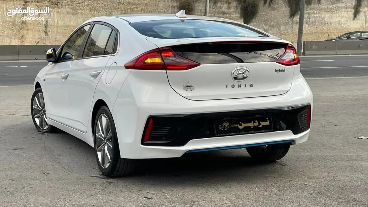 هيونداي ايونيك 2018  هايبرد مواصفات خاصه جمرك حديث تب نظافه