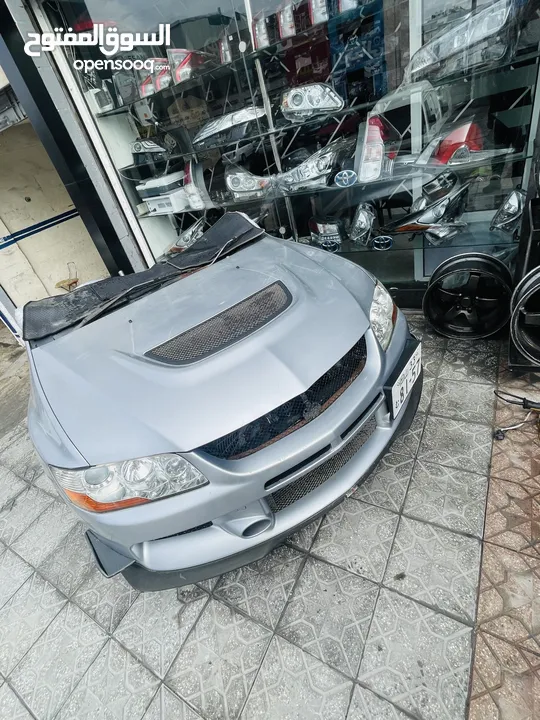 Mitsubishi Lancer Evolution 9  وارد اليابان ممشى قليل بحالة ممتازه متوفره كامله