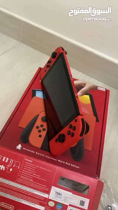 Nintendo switched OLED Super Mario edition with Super mario Odyssey