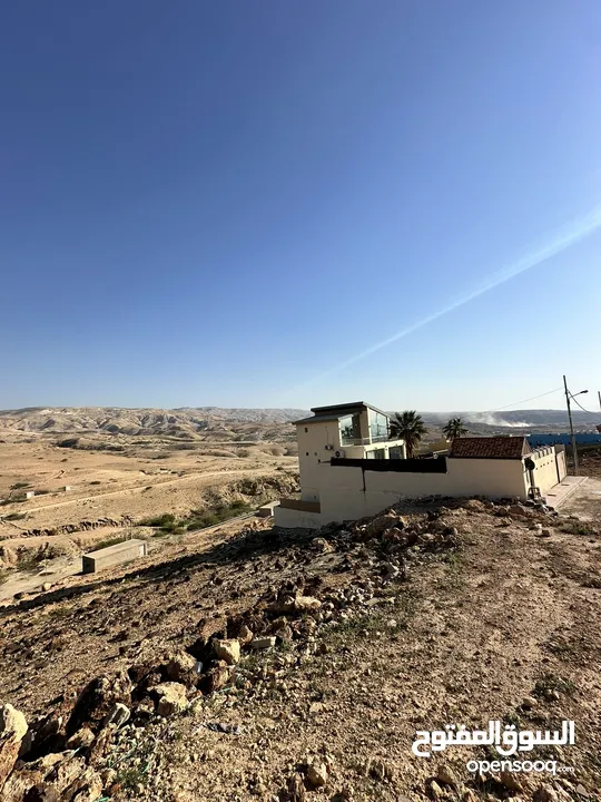 للبيع قطعة ارض مطلة في أجمل مناطق البحر الميت بسعر مغري
