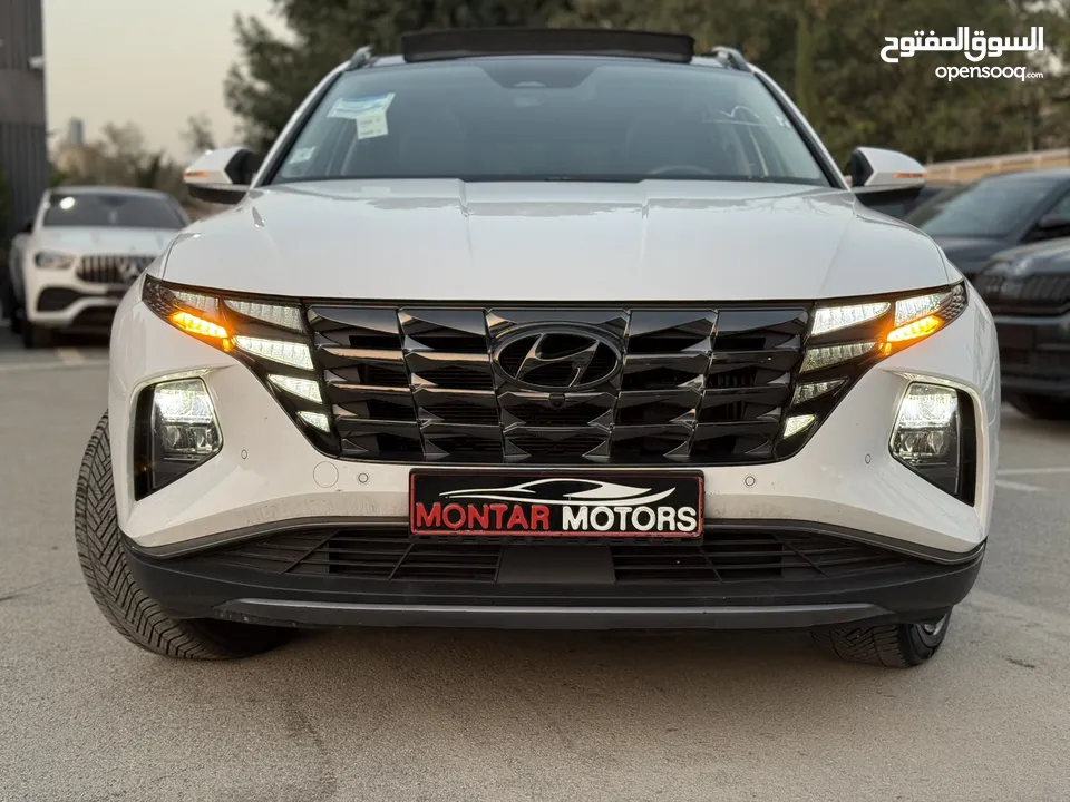 هونداي توسان ترخيص 2022 محرك 1600 هايبرد plug in/يقطع على الشحنه 65 كيلو متر 271 حصان