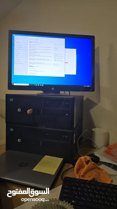 اجهزت hp i7 2.10GHz 500 H.D 8GB Ram  مع شنته جديده وشاحن بطاريه جداد  شاشات لمس