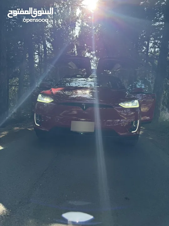 Tesla model X dual motors-long range plus    2020 تسلا X موديل 2020 بطاريه اكبر حجم  قابله للبدل