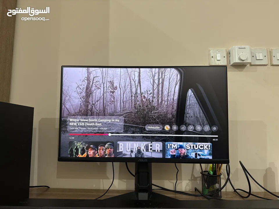 شاشة العاب اسوس asus gaming monitor