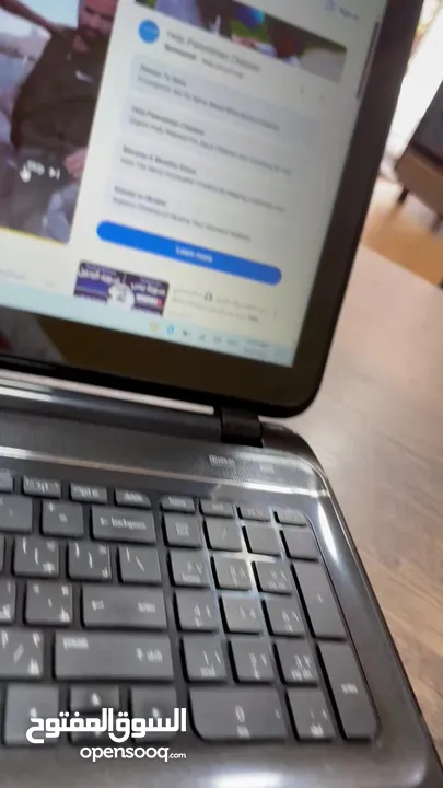 لابتوب تتش بسعر 140 جيل ثامن رفيع و مرتب كل شي اصلي