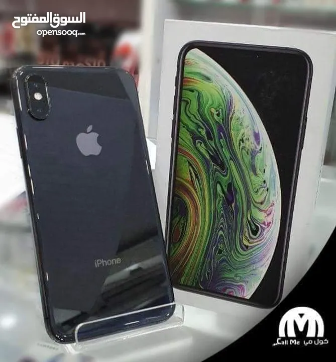 ايفون Xsmax الاصلي جيجا 64 بطارية 85 مغير شاشه هدية كفر ولزقة وشاحن الاصلي متوفر توصيل