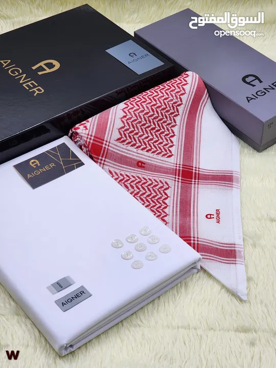 عرض خاص اطقم جديده اصدارات 2025 قماش مع الشماغ كارتير مونت بلانك اقنر جفنشي ملكي خاص مع المرفقات.