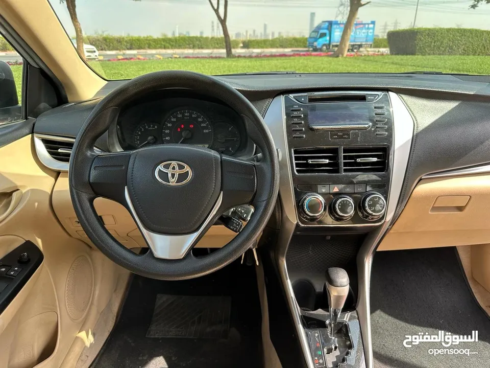 2019 Toyota Yaris 1.5L, GCC, 100% accident free with 3 keys and new Tires