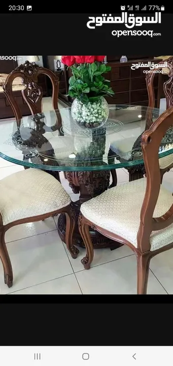 طاولة سفرة 6كراسي