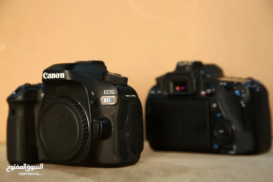 متوفر كاميرات وعدسات   كانون 80d  750d  1200d 4000d