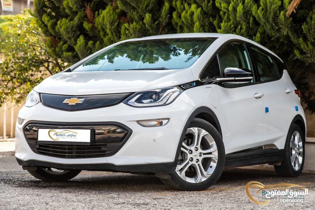 Chevrolet bolt ev 2019   كهربائية بالكامل  Full electric   السيارة بحالة ممتازة جدا