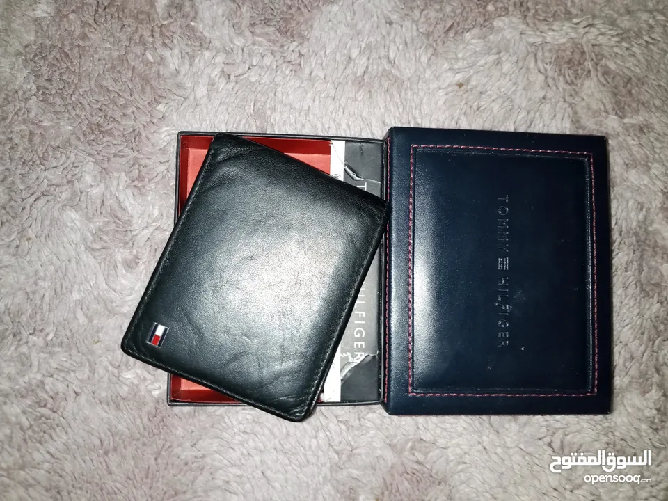 محفظة رجالي تومي هيلفيغير جلد اصلي طبيعي 100% Tommy Hilfiger Men's Wallet 100% Genuine Leather