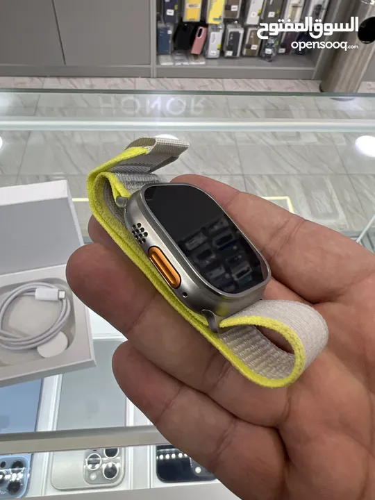 Apple watch ultra 1 used ساعة ابل مستخدمة وكالة بحالة ممتازة بدون أي خدوش