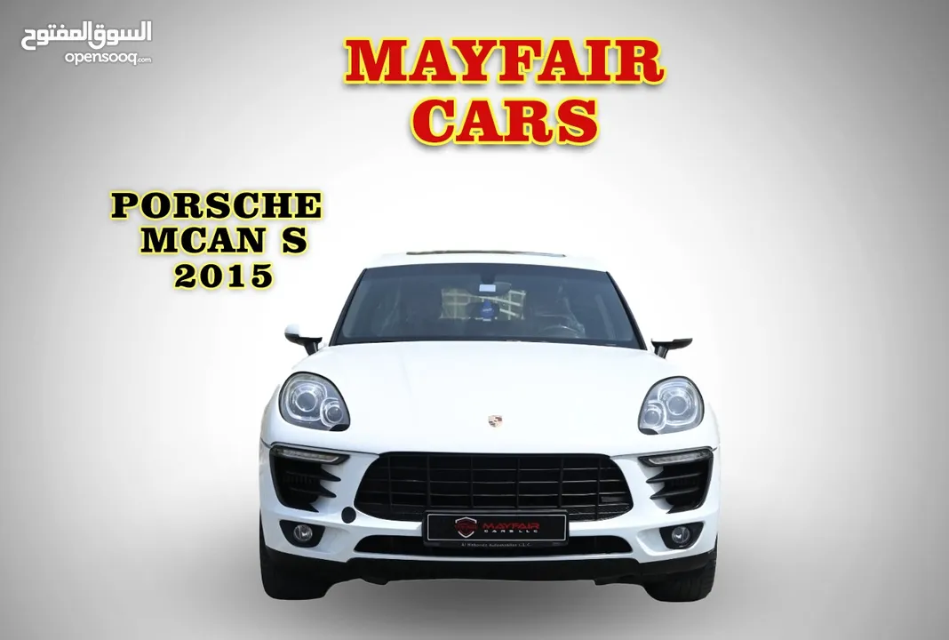 0% DP - AGENCY MAINTAINED - PORCSHE MACAN S 2015 - PANAROMIC ROOF - 3.0TC V6 4WD - WELL MAINTAINED