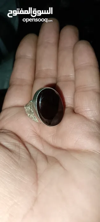 خواتم فضة مرصعة بأحجار كريمه اصليه