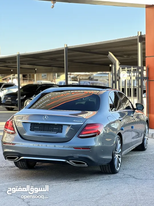 مرسيدس E350 2020 AMG فل اضافات اعلى صنف فحص كامل ممشى قليل لون فيراني وارد المانيا بحالة الوكالة