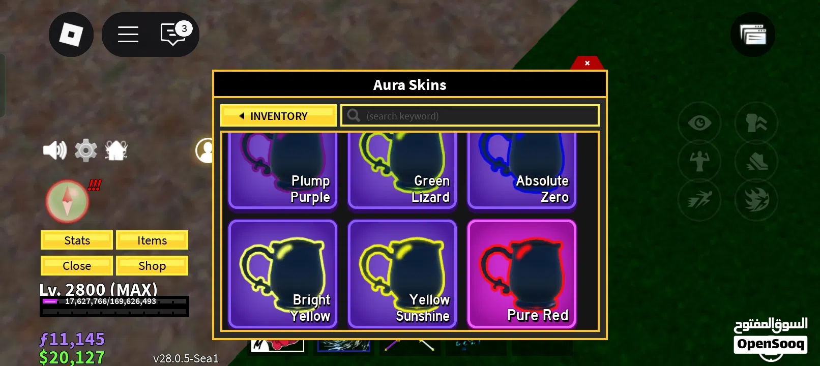 للبيع حساب بلوكس فروت قوي تقريبا كل شي في اللعبه blox fruit account strong for sell