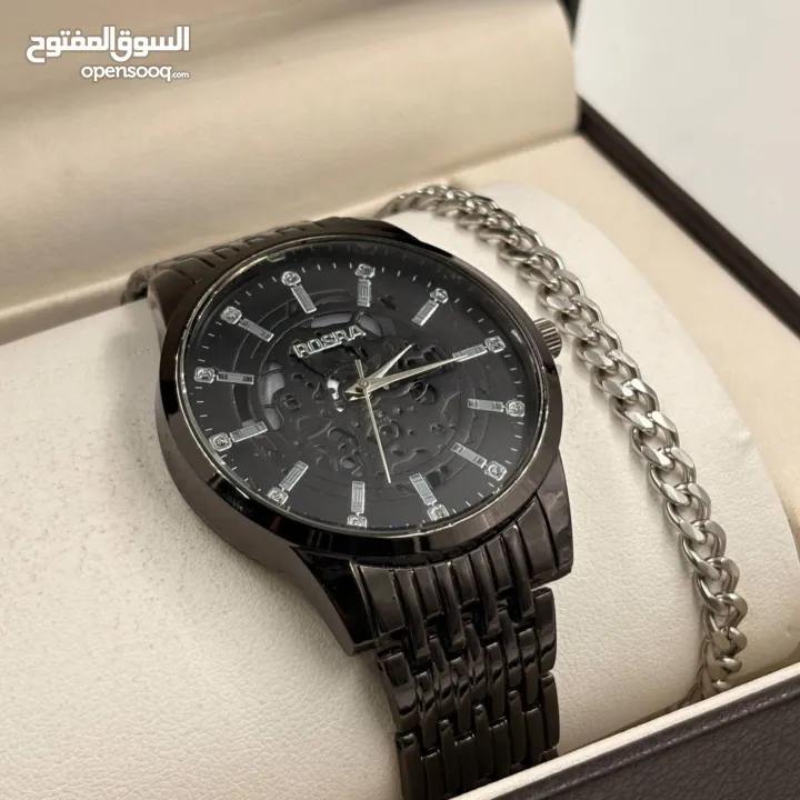 بكج شبابي ساعة و اسوارة + علبة كرتون السعر 130 شيكل الكميه محدوده متوفر توصيل لكافه المناطق