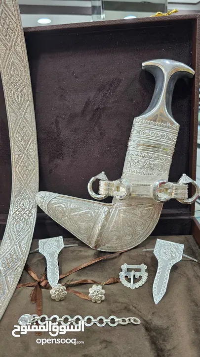 خنجر قرن زراف هندي أصلي