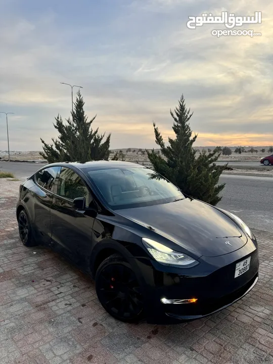 Tesla model Y 2022 long range Dual motors  تيسلا مودل واي لونج رينج فحص كامل اوتوسكور +B جمرك جديد