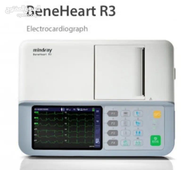 جهاز رسم قلب مندري شركه مندري جهاز رسم قلب مندري     جديد  للبيع BeneHeart R3 بطارية ليثيوم أيون مع