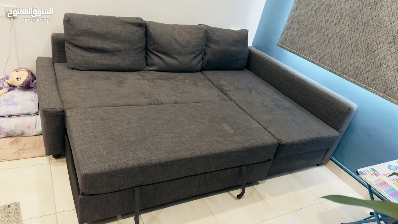 IKEA corner storage sofa.