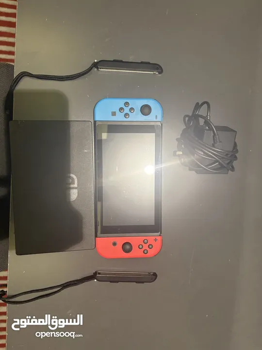 Nintendo Switch – Excellent Condition + Accessories نينتندو سويتش - حالة ممتازة + ملحقات