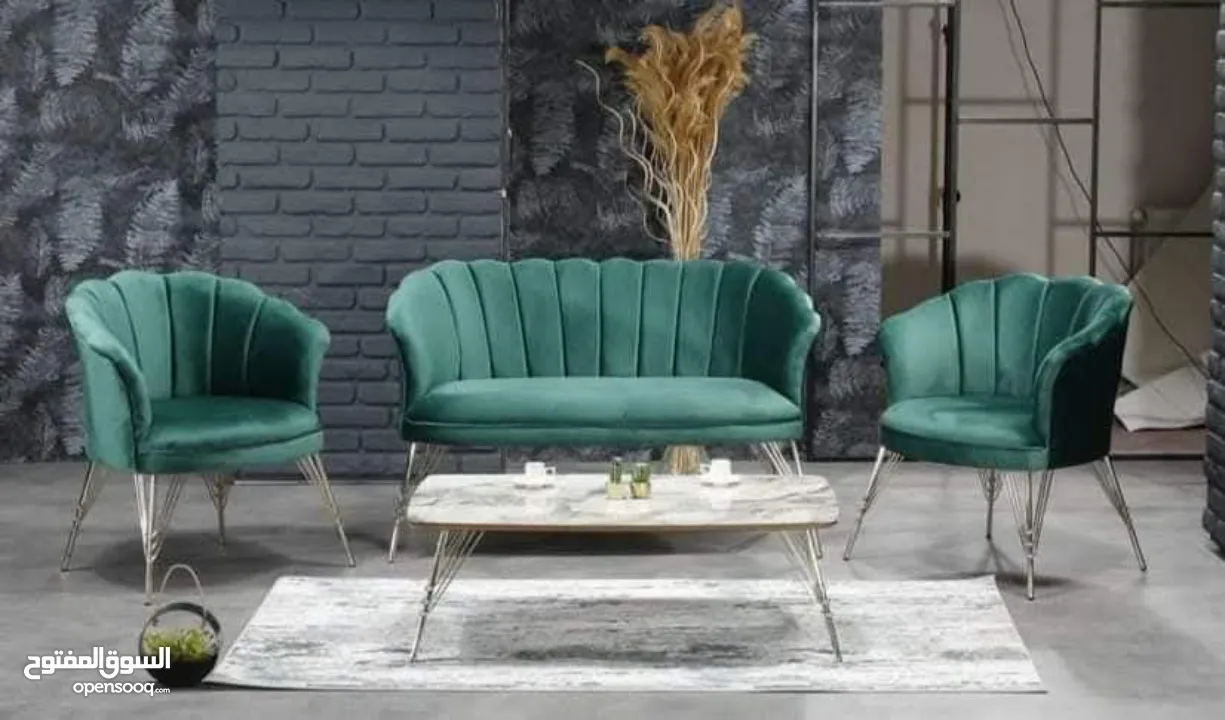 طقم كراسي الشاي أو الورد بس من عنا بسعر مميز