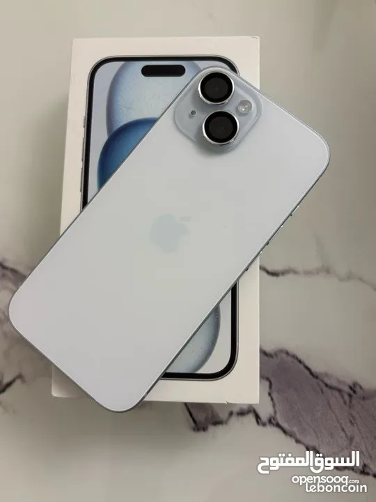 iPhone 15 (128GB/256GB) جديد  كفالة شرق اوسط لمدة عام من تاريخ الشراء الجهاز  يوجد بكج اصلي