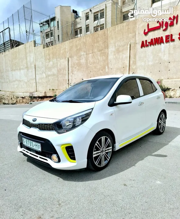 كايا بيكانتو 2020 GT line دهان الشركة فل إضافات