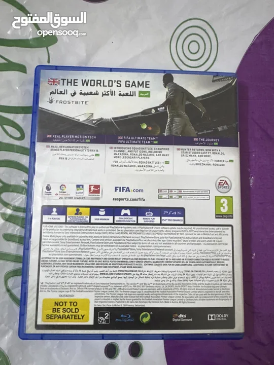 سيدي fifa 2018 لجهاز ps4