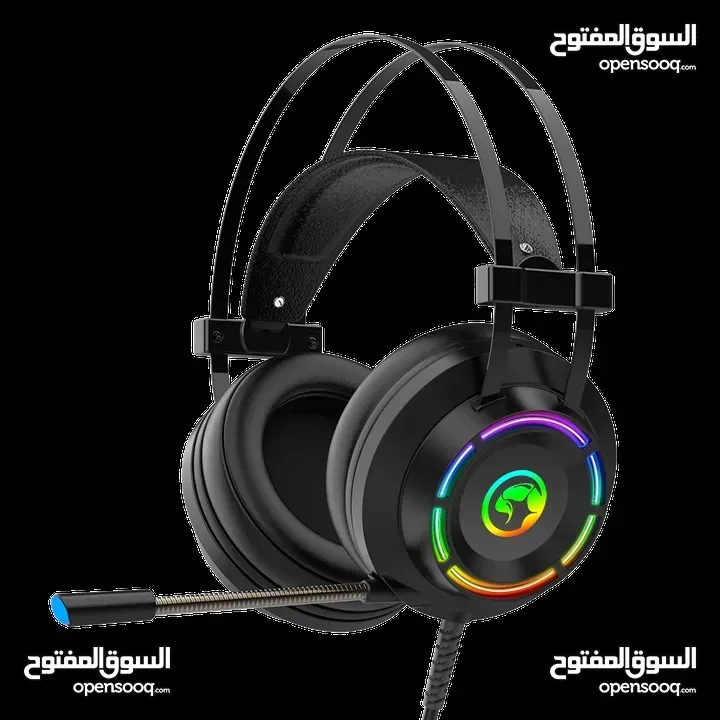 سماعات رأس هيدسيت اصليه سلكي للكومبيوتر MARVO SCORPION HG8902 USB HEADSET
