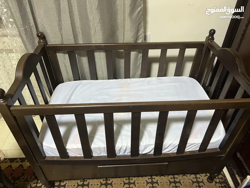 تخت بيبي حجم السرير 120*60